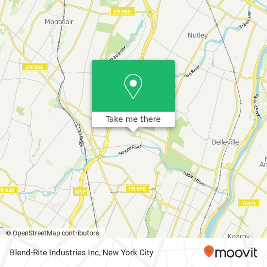 Mapa de Blend-Rite Industries Inc