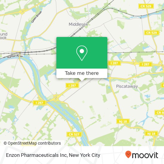 Mapa de Enzon Pharmaceuticals Inc