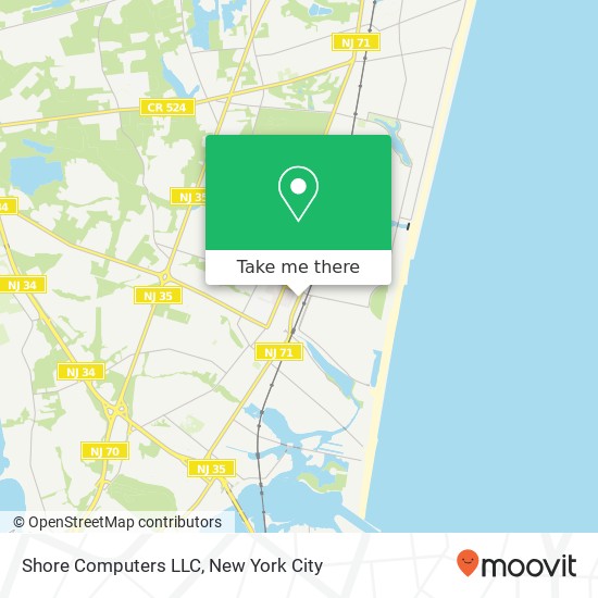 Mapa de Shore Computers LLC