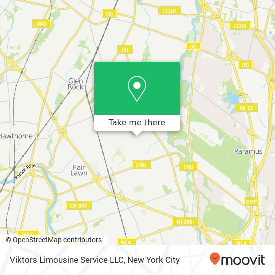 Mapa de Viktors Limousine Service LLC