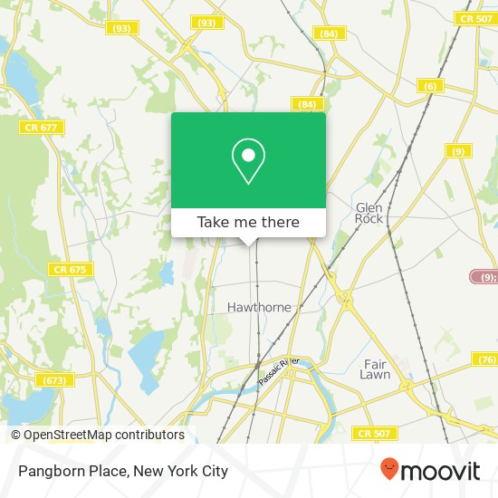 Mapa de Pangborn Place