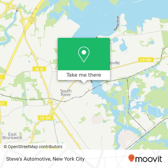 Steve's Automotive map