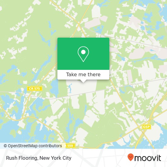 Rush Flooring map