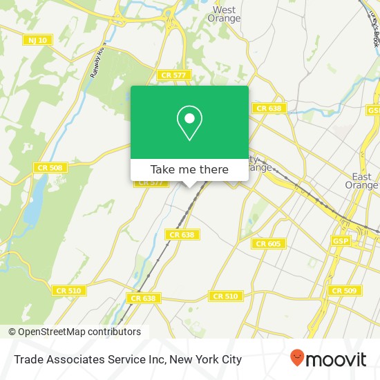 Mapa de Trade Associates Service Inc