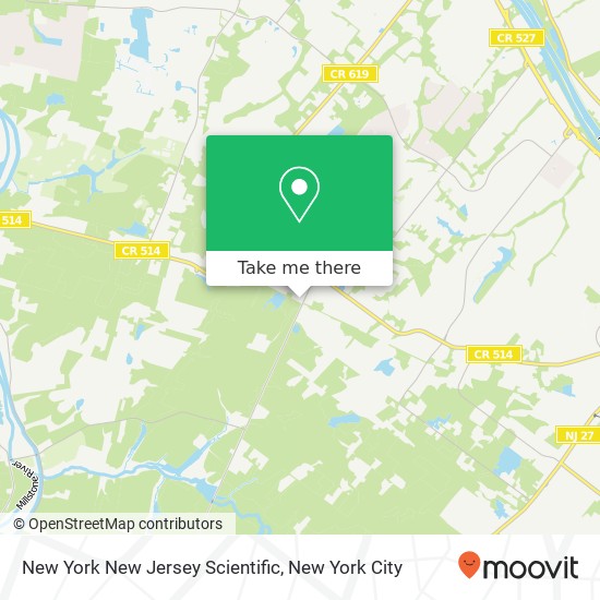 Mapa de New York New Jersey Scientific