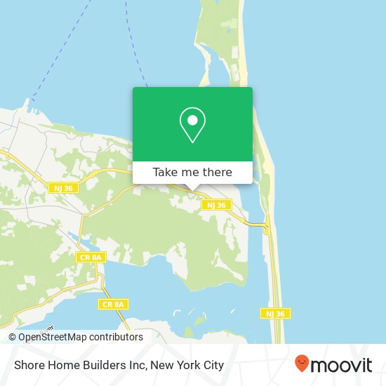 Shore Home Builders Inc map