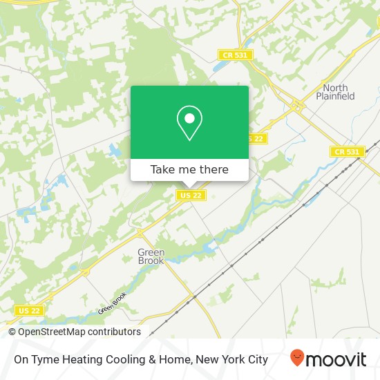 Mapa de On Tyme Heating Cooling & Home