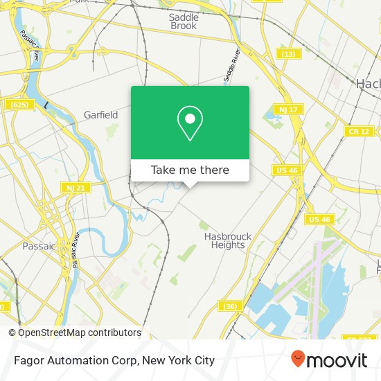 Mapa de Fagor Automation Corp