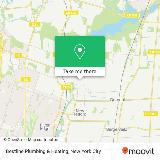 Bestline Plumbing & Heating map