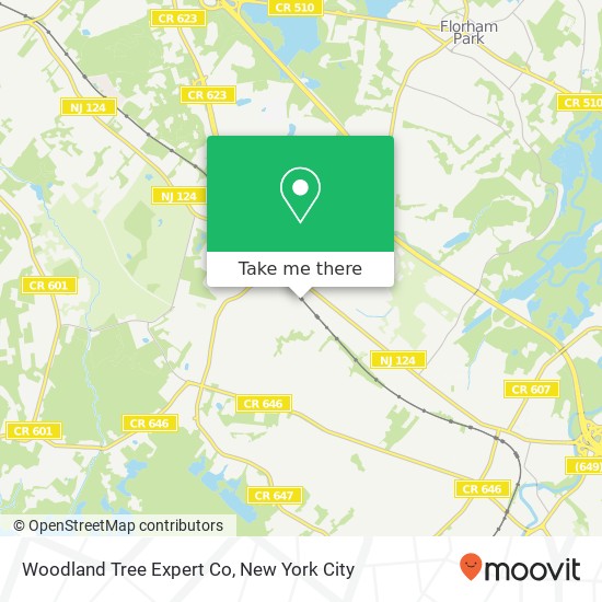 Mapa de Woodland Tree Expert Co