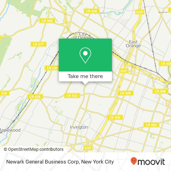 Newark General Business Corp map