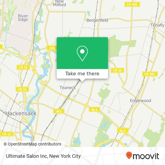 Ultimate Salon Inc map