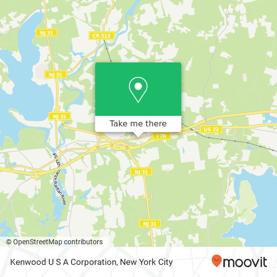 Kenwood U S A Corporation map
