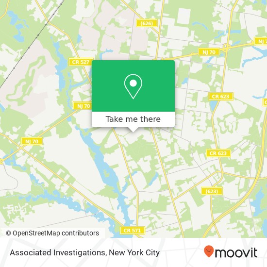 Mapa de Associated Investigations