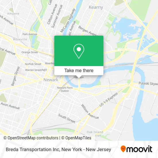 Mapa de Breda Transportation Inc