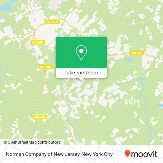 Mapa de Norman Company of New Jersey