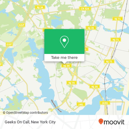 Geeks On Call map