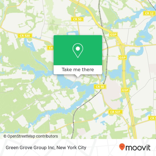 Mapa de Green Grove Group Inc