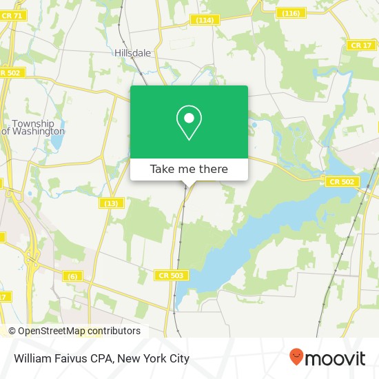 William Faivus CPA map