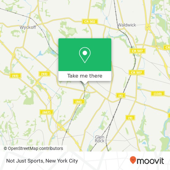 Not Just Sports map