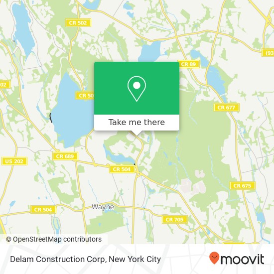 Delam Construction Corp map