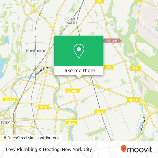 Levy Plumbing & Heating map