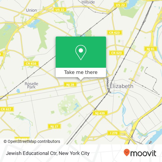 Jewish Educational Ctr map