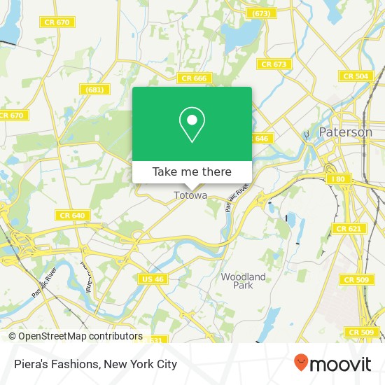 Piera's Fashions map