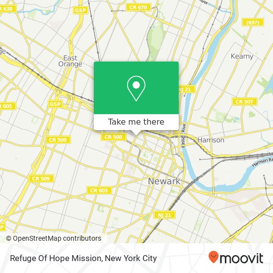 Refuge Of Hope Mission map