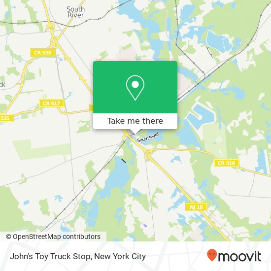 Mapa de John's Toy Truck Stop