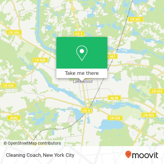 Cleaning Coach map