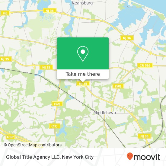 Mapa de Global Title Agency LLC