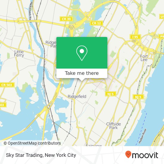 Sky Star Trading map