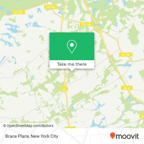 Brace Place map