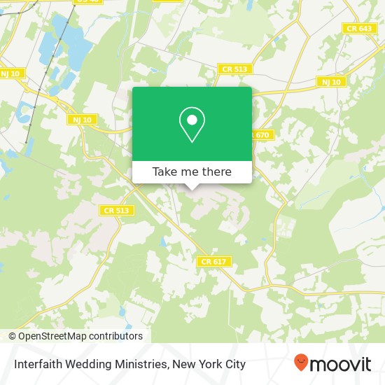 Mapa de Interfaith Wedding Ministries