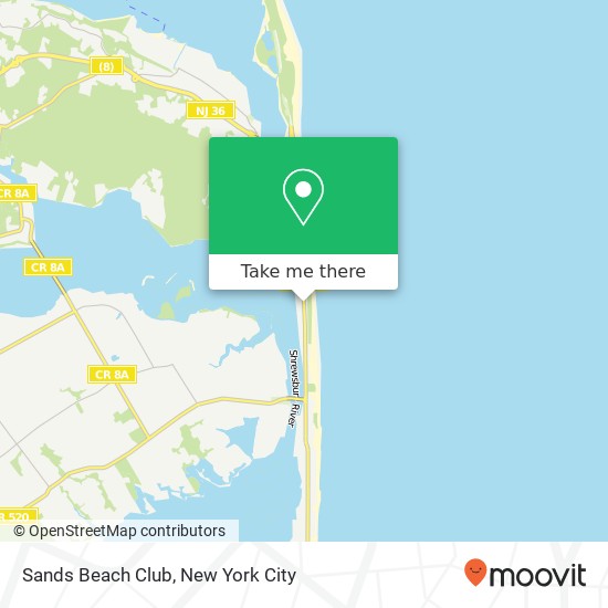 Mapa de Sands Beach Club