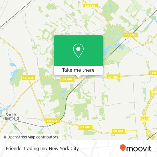 Friends Trading Inc map