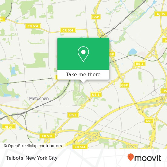 Mapa de Talbots