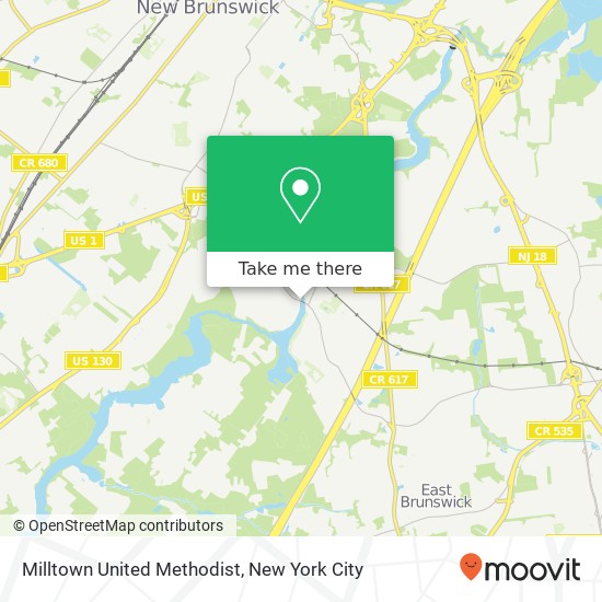 Mapa de Milltown United Methodist