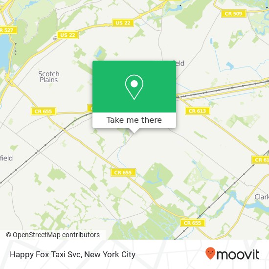 Happy Fox Taxi Svc map