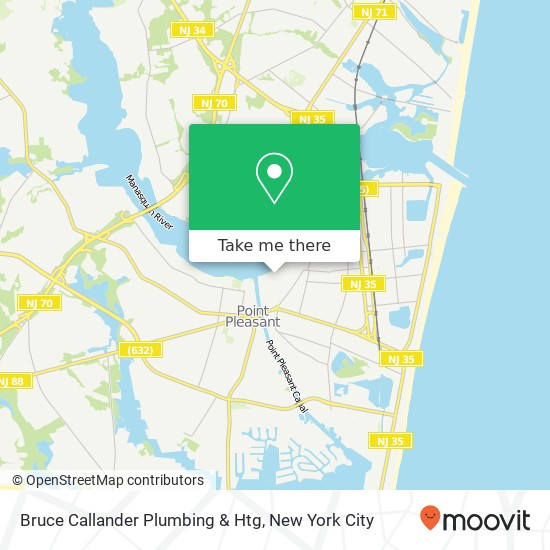 Mapa de Bruce Callander Plumbing & Htg