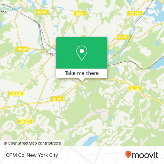 Mapa de CPM Co