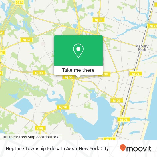 Mapa de Neptune Township Educatn Assn