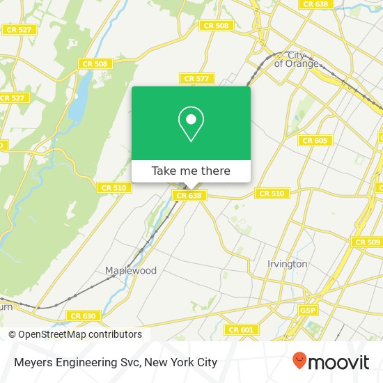 Meyers Engineering Svc map