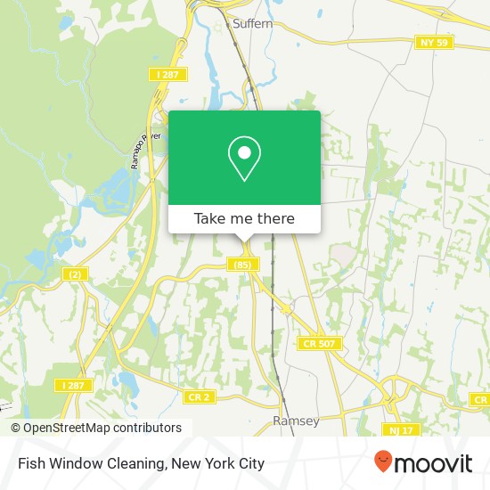 Fish Window Cleaning map