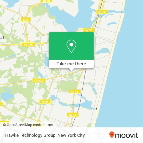 Mapa de Hawke Technology Group