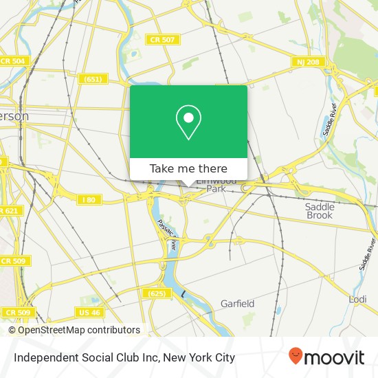 Mapa de Independent Social Club Inc