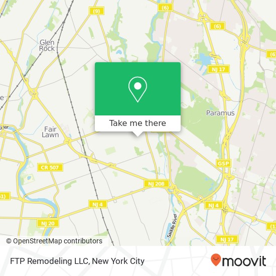 FTP Remodeling LLC map