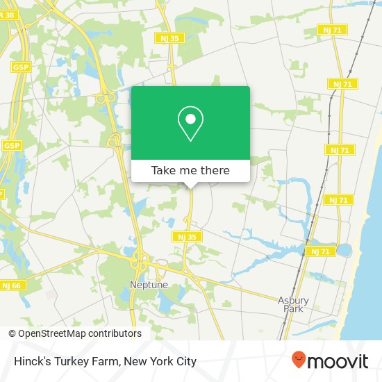 Mapa de Hinck's Turkey Farm