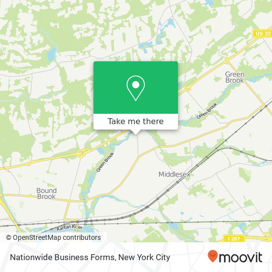 Mapa de Nationwide Business Forms